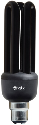 Qtx blacklight bulb - 20w, b22