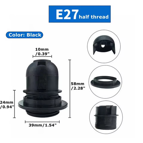 Modern screw light holder - light,