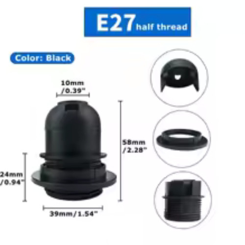 Modern screw light holder base - holder,